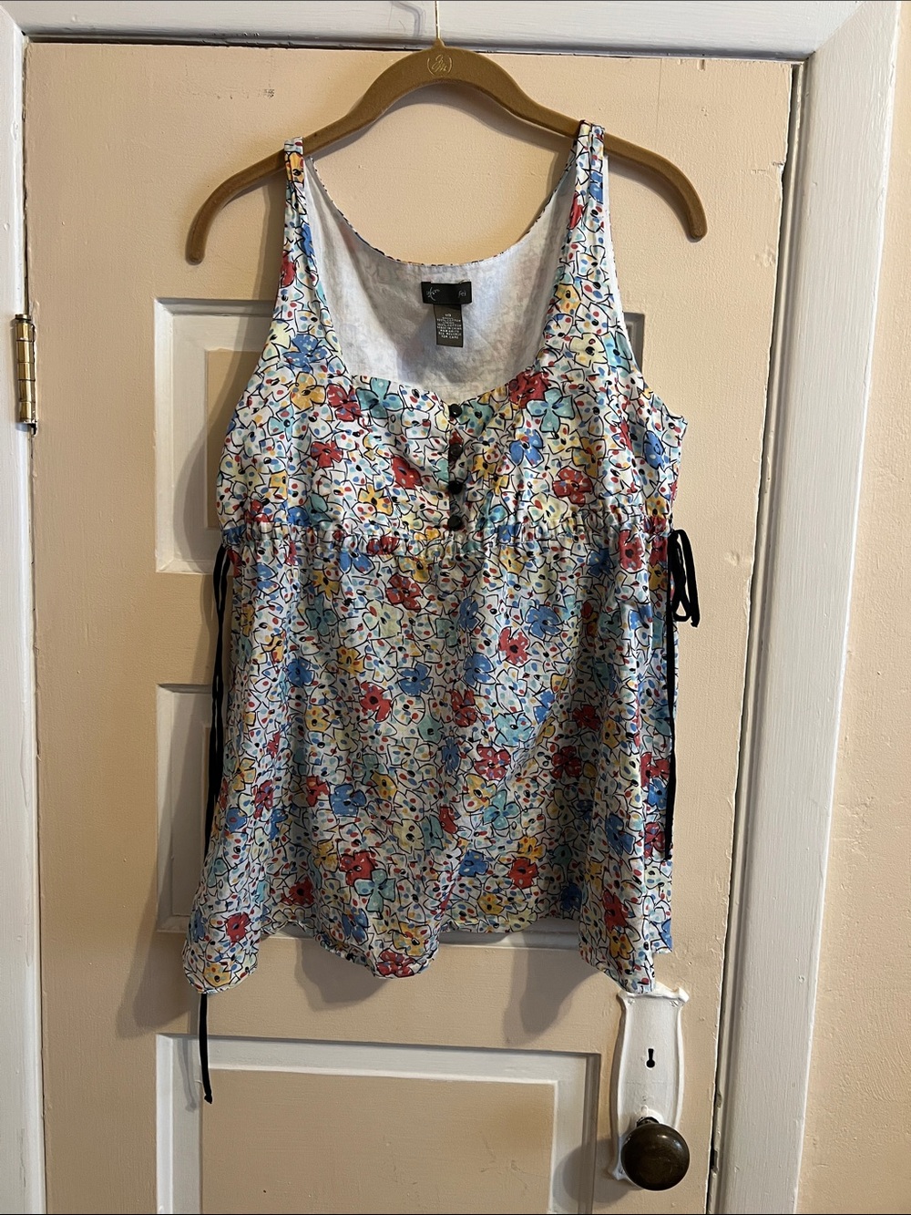 Sz 10 Fei Sketchbook Babydoll Shirt Top by Anthropologie.